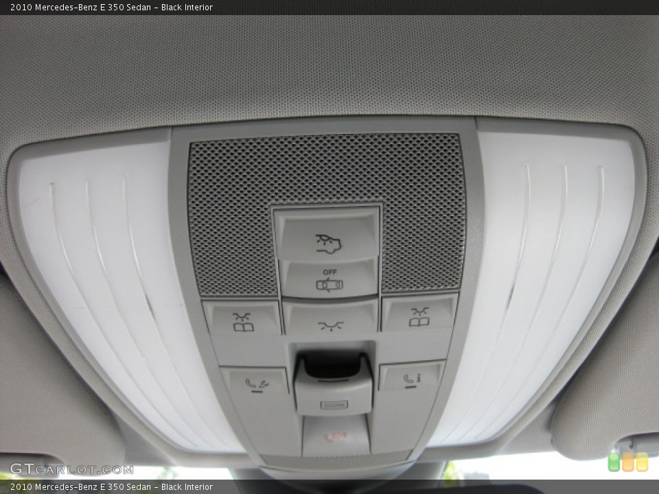 Black Interior Controls for the 2010 Mercedes-Benz E 350 Sedan #80846560
