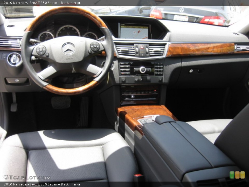 Black Interior Dashboard for the 2010 Mercedes-Benz E 350 Sedan #80846629