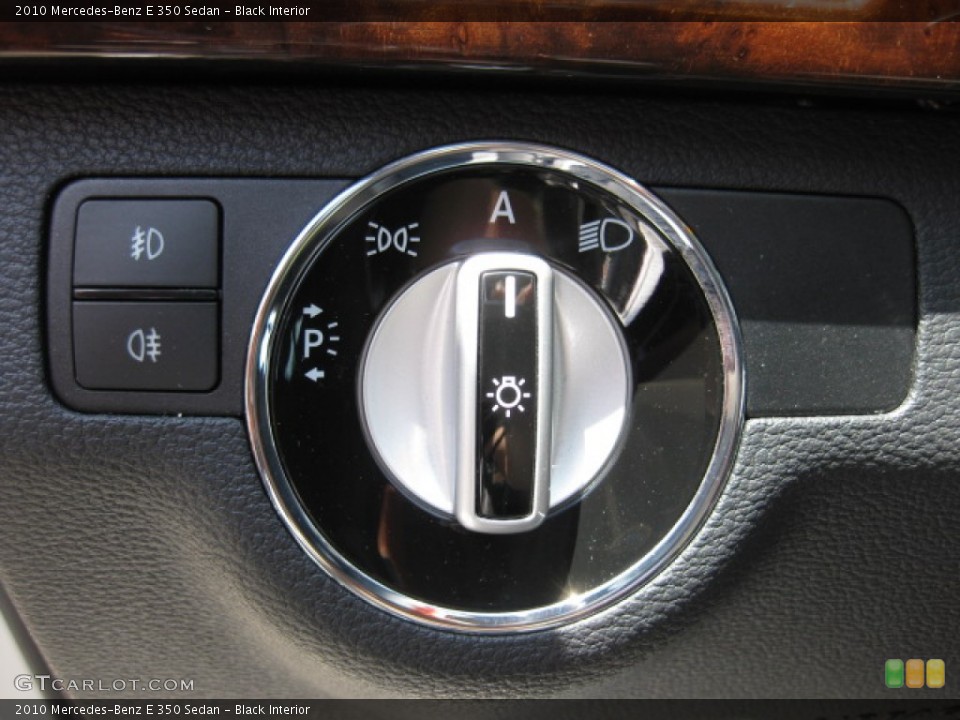 Black Interior Controls for the 2010 Mercedes-Benz E 350 Sedan #80846677