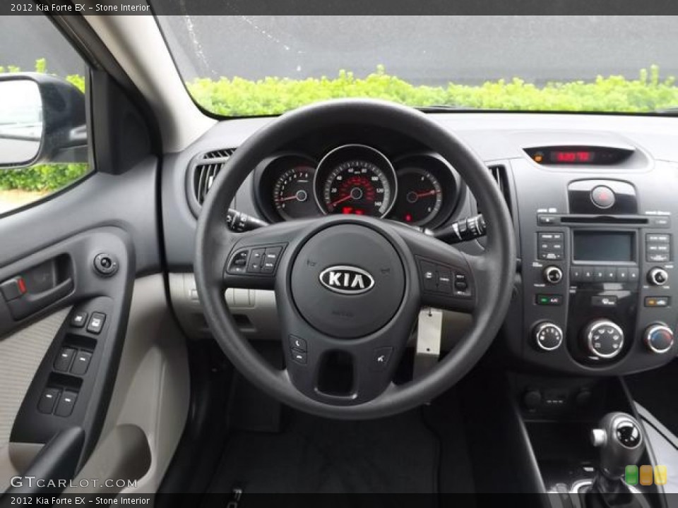 Stone Interior Steering Wheel for the 2012 Kia Forte EX #80846959