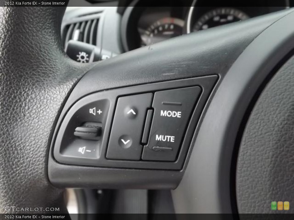 Stone Interior Controls for the 2012 Kia Forte EX #80847031