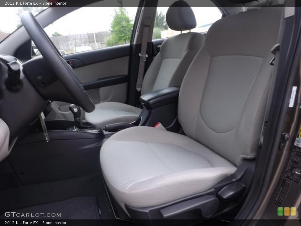 Stone Interior Front Seat for the 2012 Kia Forte EX #80847133
