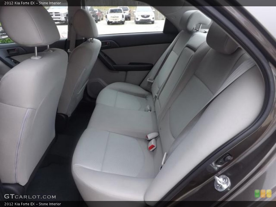Stone Interior Rear Seat for the 2012 Kia Forte EX #80847154