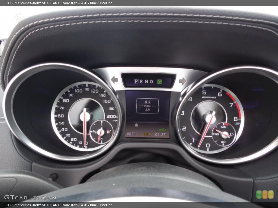 AMG Black Interior Gauges for the 2013 Mercedes-Benz SL 63 AMG Roadster #80847300