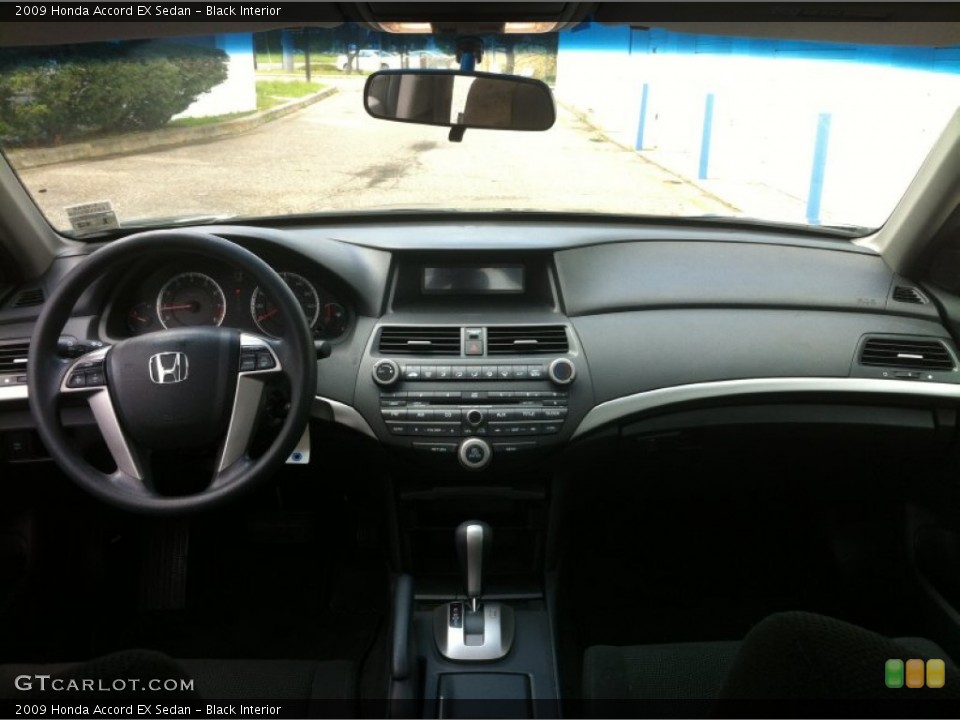 Black Interior Dashboard for the 2009 Honda Accord EX Sedan #80847813