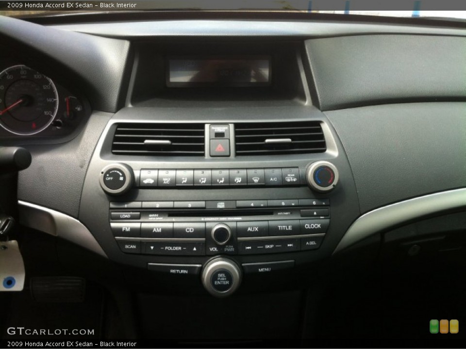 Black Interior Controls for the 2009 Honda Accord EX Sedan #80847940