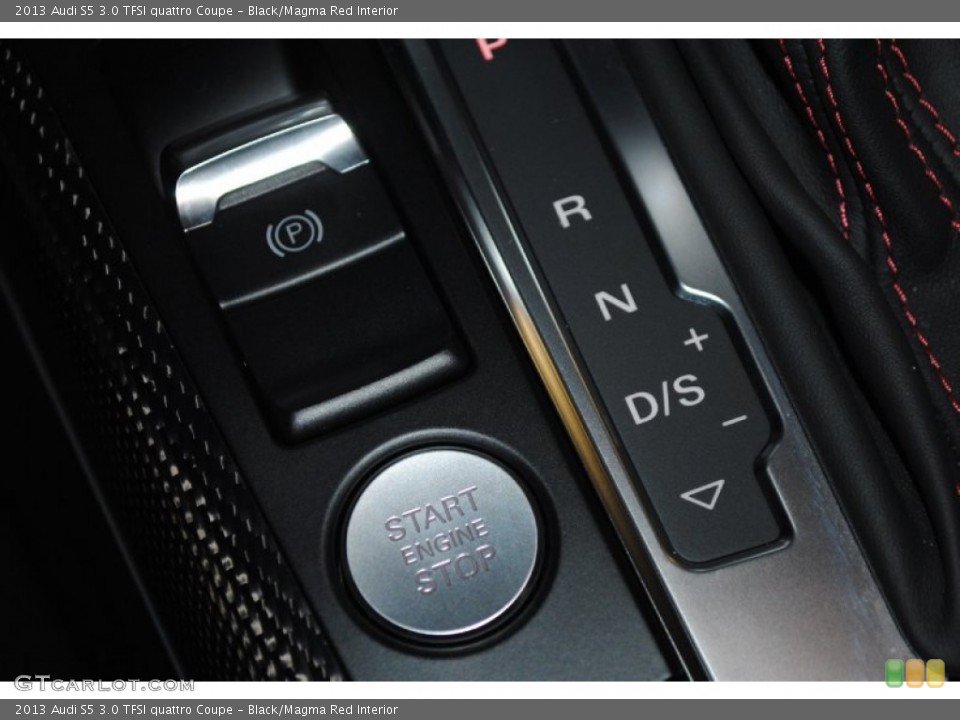 Black/Magma Red Interior Controls for the 2013 Audi S5 3.0 TFSI quattro Coupe #80848252