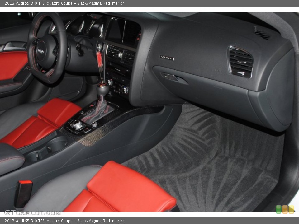 Black/Magma Red Interior Dashboard for the 2013 Audi S5 3.0 TFSI quattro Coupe #80848727