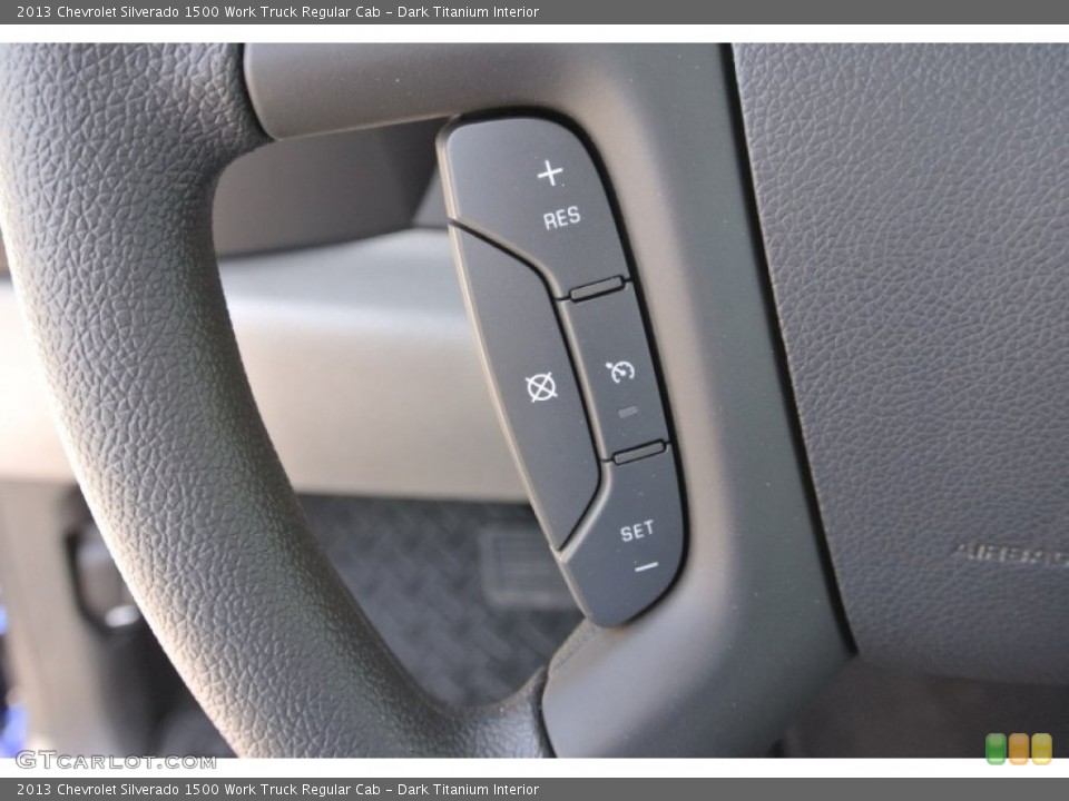 Dark Titanium Interior Controls for the 2013 Chevrolet Silverado 1500 Work Truck Regular Cab #80849247