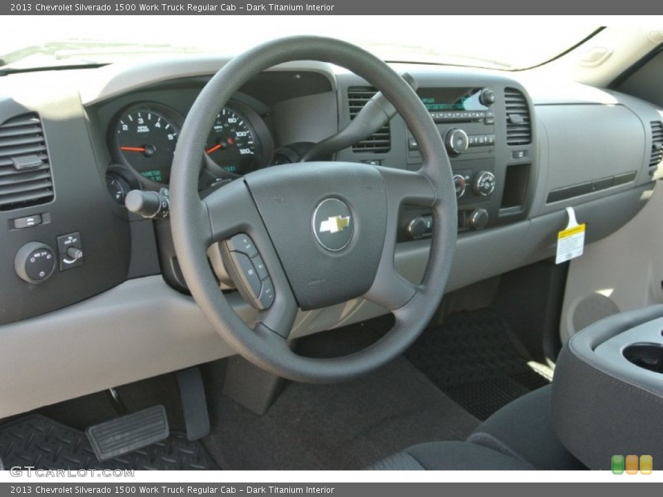 Dark Titanium Interior Dashboard for the 2013 Chevrolet Silverado 1500 Work Truck Regular Cab #80849417