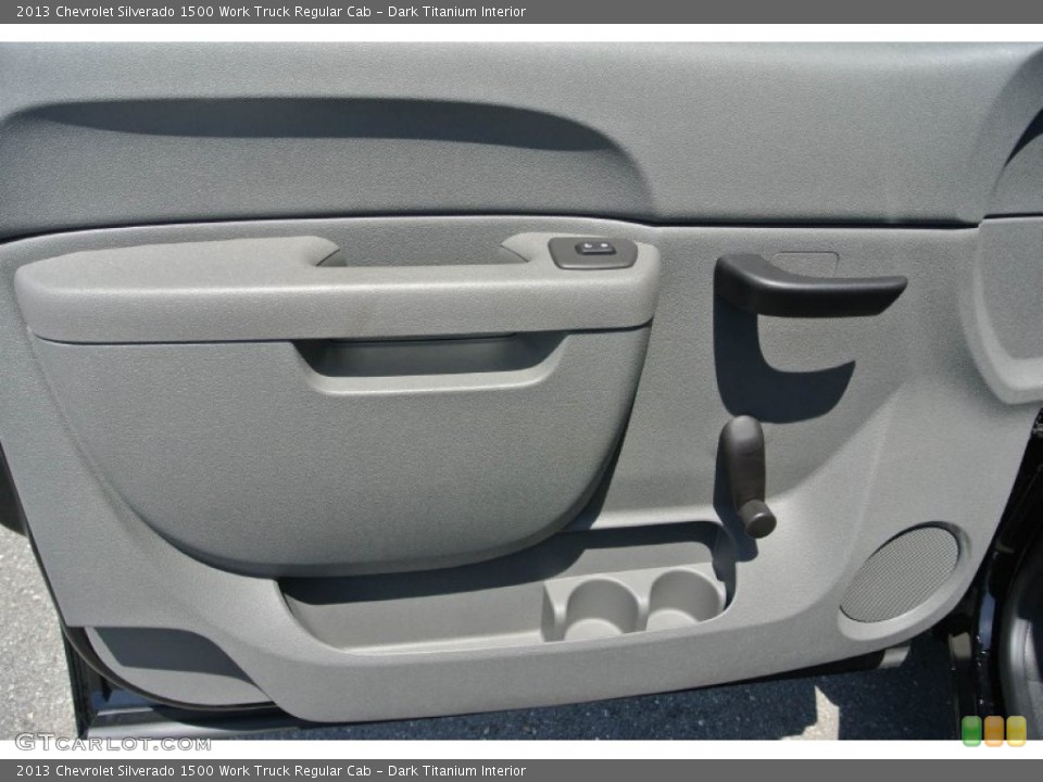 Dark Titanium Interior Door Panel for the 2013 Chevrolet Silverado 1500 Work Truck Regular Cab #80849607