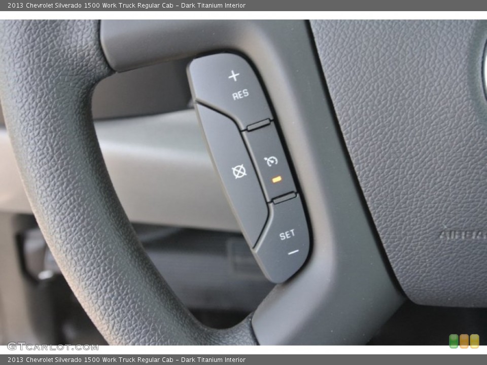 Dark Titanium Interior Controls for the 2013 Chevrolet Silverado 1500 Work Truck Regular Cab #80849738
