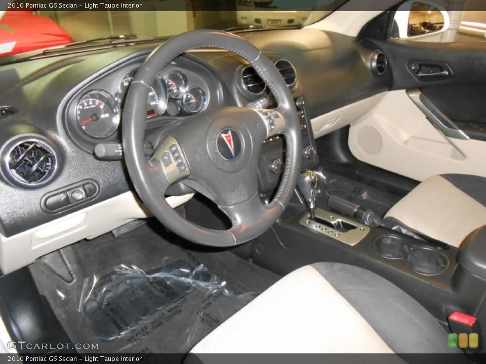 Light Taupe Interior Prime Interior for the 2010 Pontiac G6 Sedan #80850023