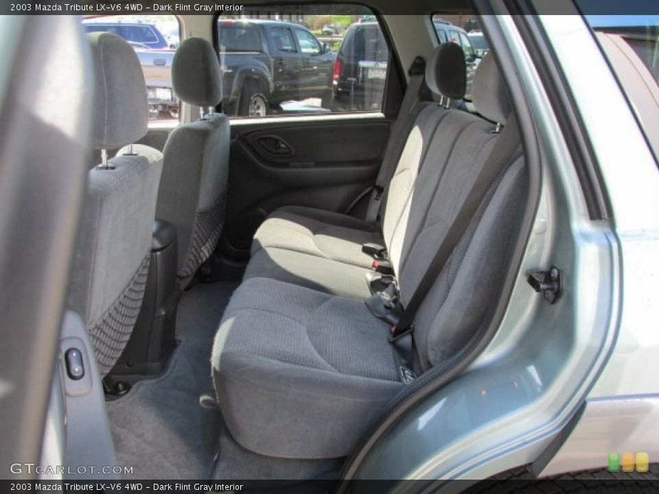 Dark Flint Gray Interior Rear Seat for the 2003 Mazda Tribute LX-V6 4WD #80851436
