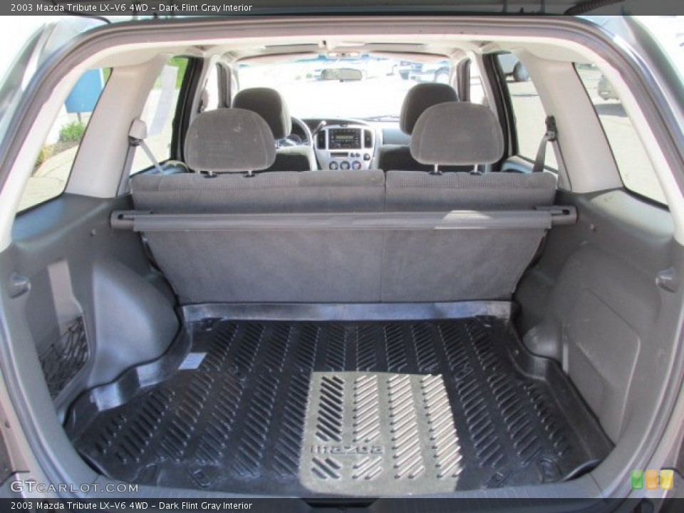 Dark Flint Gray Interior Trunk for the 2003 Mazda Tribute LX-V6 4WD #80851468