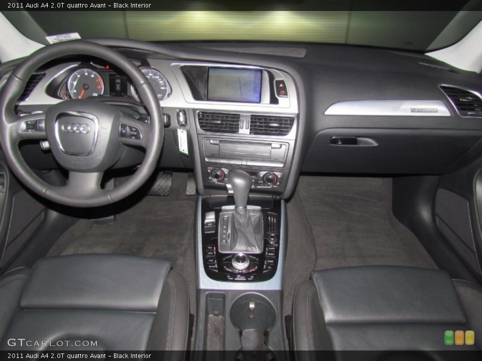 Black Interior Dashboard for the 2011 Audi A4 2.0T quattro Avant #80851504