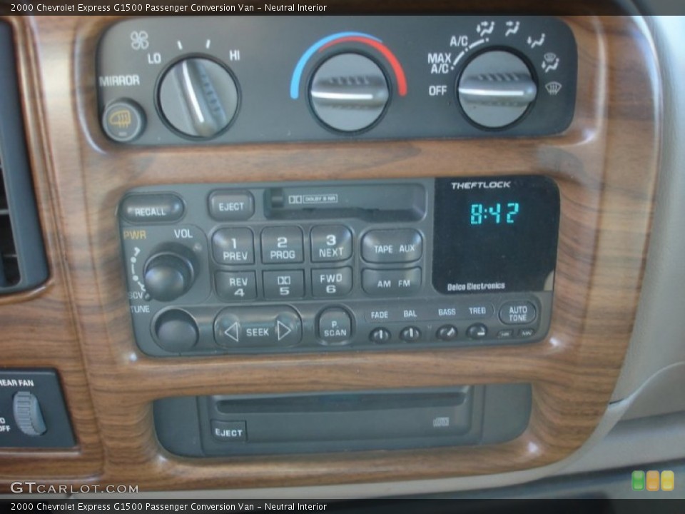 Neutral Interior Controls for the 2000 Chevrolet Express G1500 Passenger Conversion Van #80854332