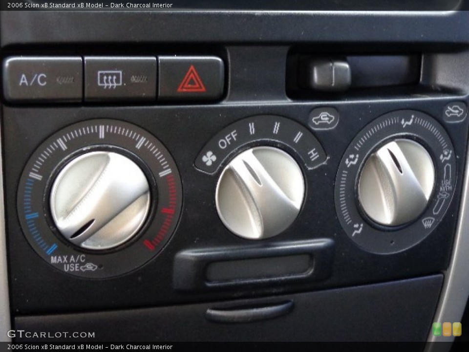 Dark Charcoal Interior Controls for the 2006 Scion xB  #80854963