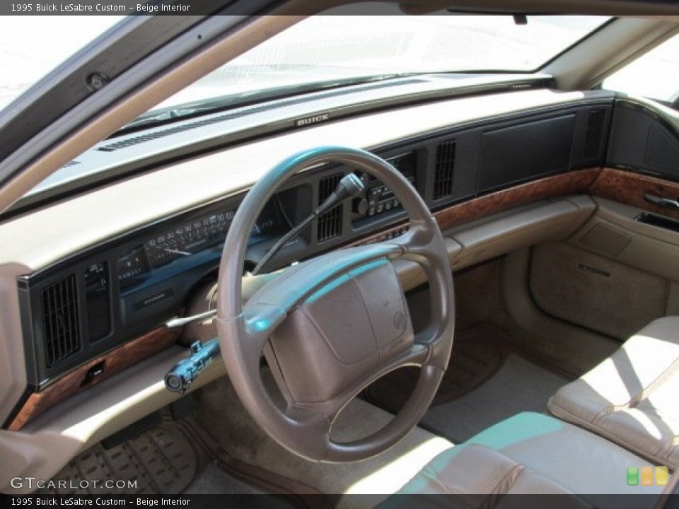 Beige Interior Dashboard for the 1995 Buick LeSabre Custom #80855488