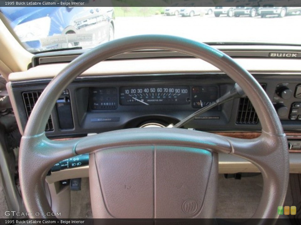 Beige Interior Gauges for the 1995 Buick LeSabre Custom #80855573