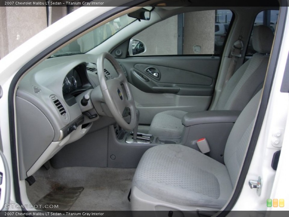 Titanium Gray Interior Photo for the 2007 Chevrolet Malibu LT Sedan #80855822