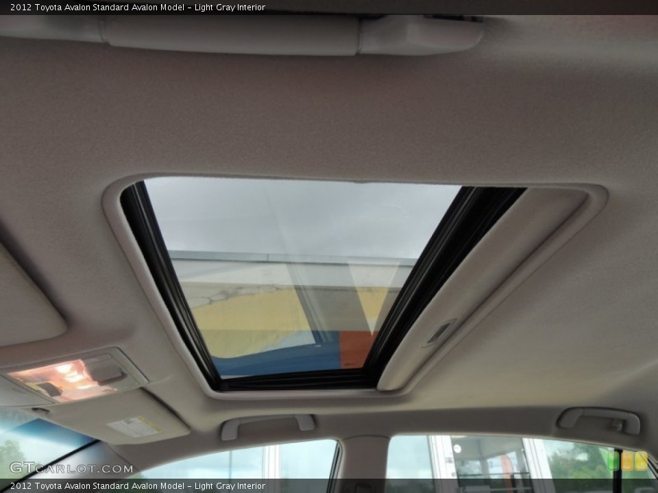 Light Gray Interior Sunroof for the 2012 Toyota Avalon  #80855999