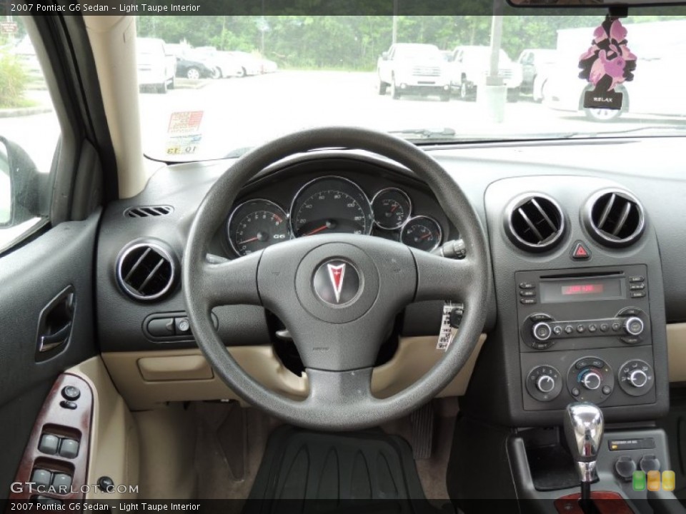 Light Taupe Interior Dashboard for the 2007 Pontiac G6 Sedan #80857272