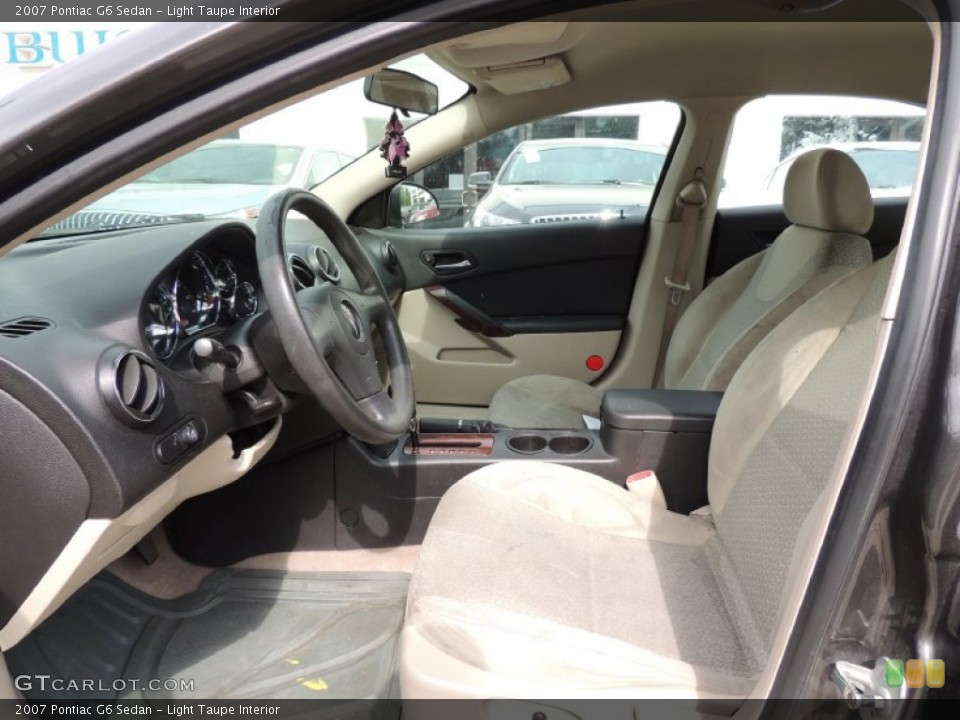 Light Taupe Interior Photo for the 2007 Pontiac G6 Sedan #80857293