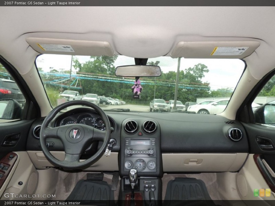 Light Taupe Interior Dashboard for the 2007 Pontiac G6 Sedan #80857315