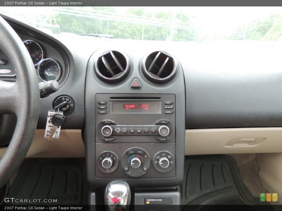 Light Taupe Interior Controls for the 2007 Pontiac G6 Sedan #80857397
