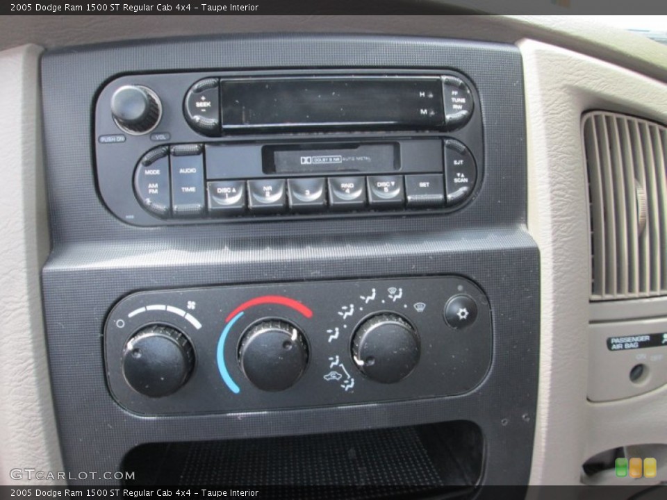 Taupe Interior Controls for the 2005 Dodge Ram 1500 ST Regular Cab 4x4 #80857667