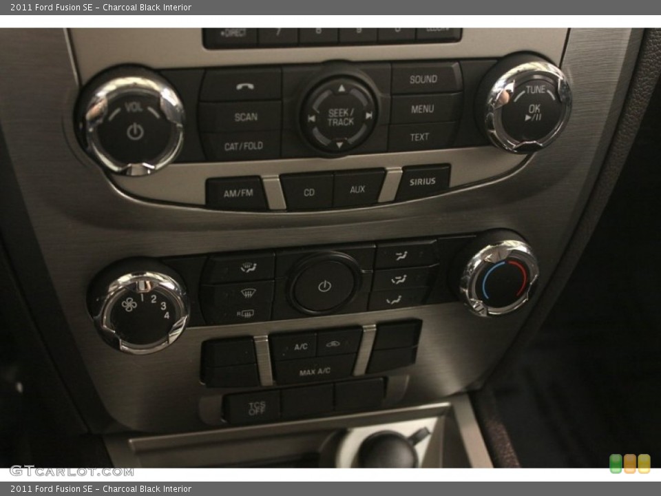 Charcoal Black Interior Controls for the 2011 Ford Fusion SE #80858822