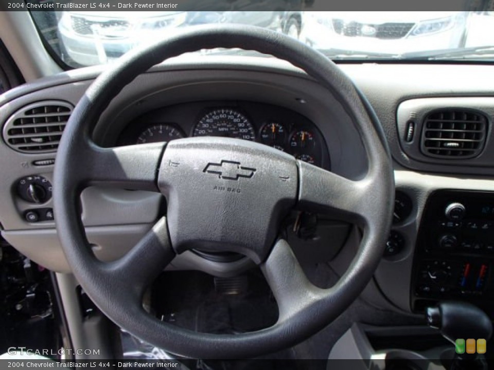 Dark Pewter Interior Steering Wheel for the 2004 Chevrolet TrailBlazer LS 4x4 #80859475
