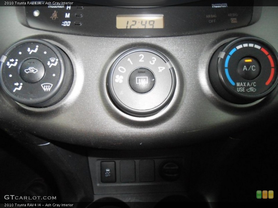 Ash Gray Interior Controls for the 2010 Toyota RAV4 I4 #80859592