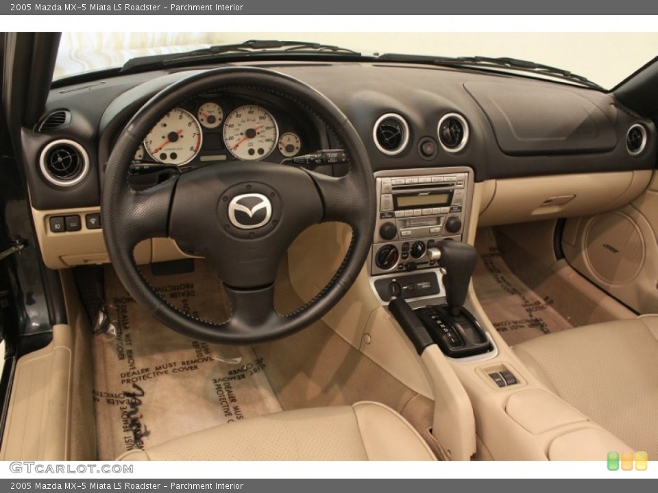 Parchment Interior Dashboard for the 2005 Mazda MX-5 Miata LS Roadster #80859604