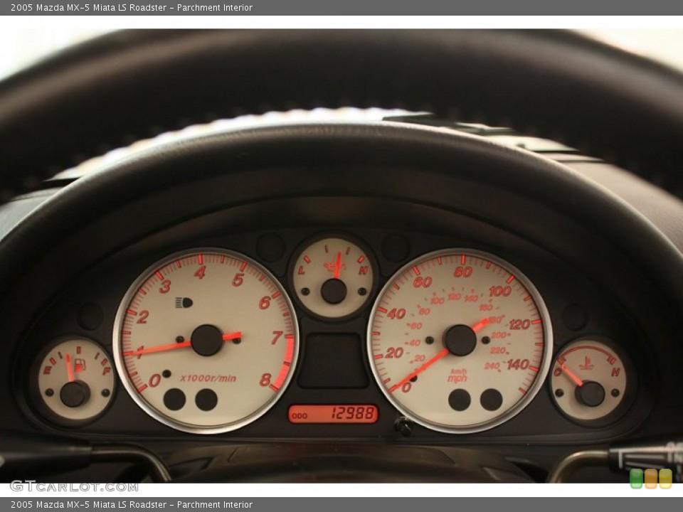 Parchment Interior Gauges for the 2005 Mazda MX-5 Miata LS Roadster #80859694