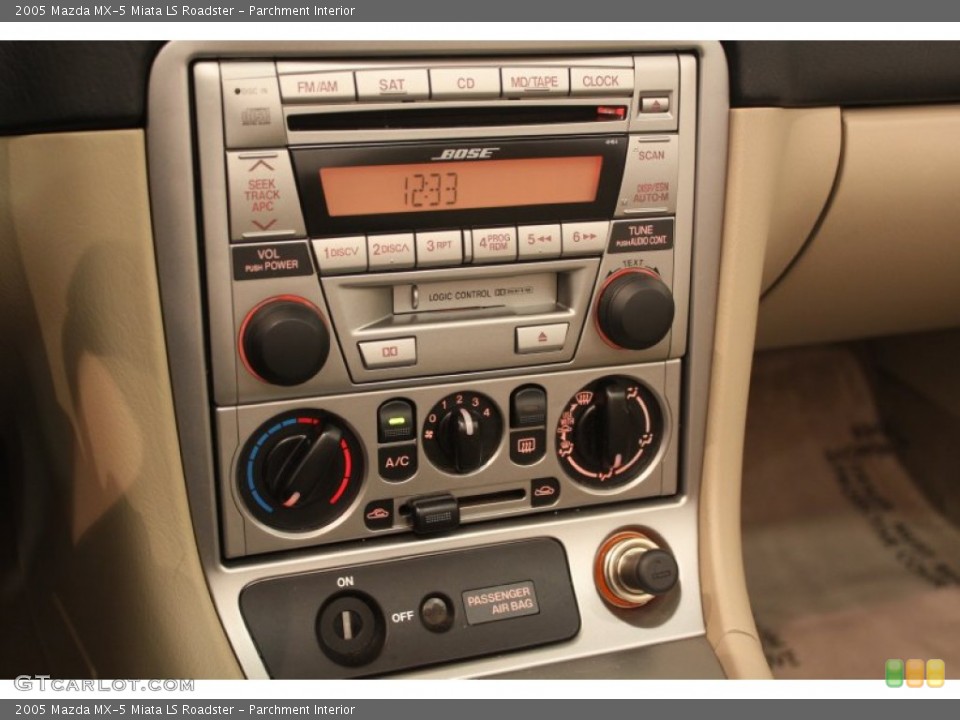 Parchment Interior Controls for the 2005 Mazda MX-5 Miata LS Roadster #80859739