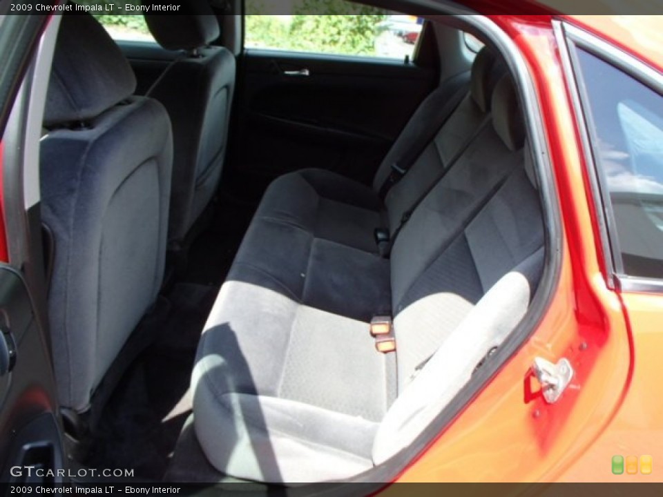Ebony Interior Rear Seat for the 2009 Chevrolet Impala LT #80859840