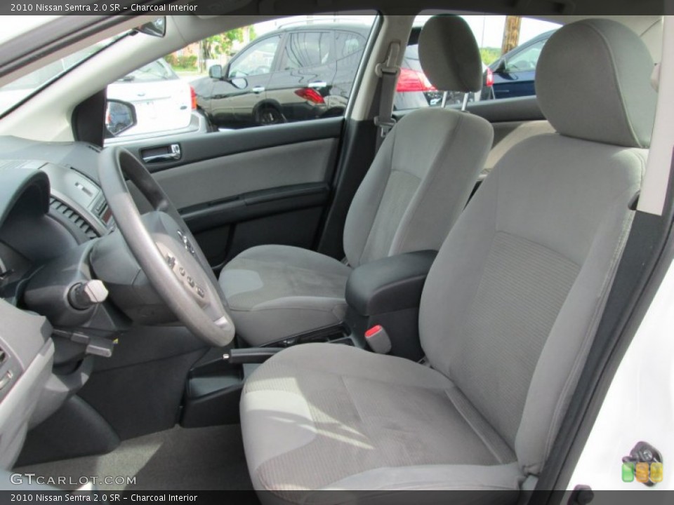 Charcoal 2010 Nissan Sentra Interiors