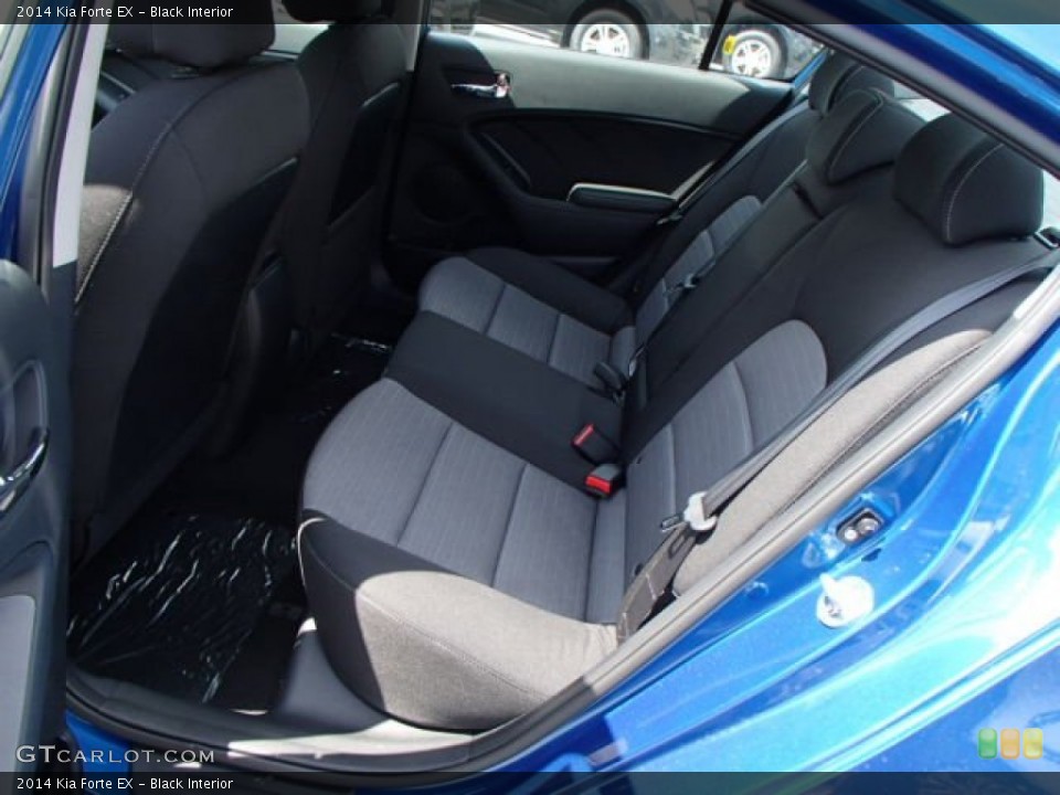 Black Interior Rear Seat for the 2014 Kia Forte EX #80860731