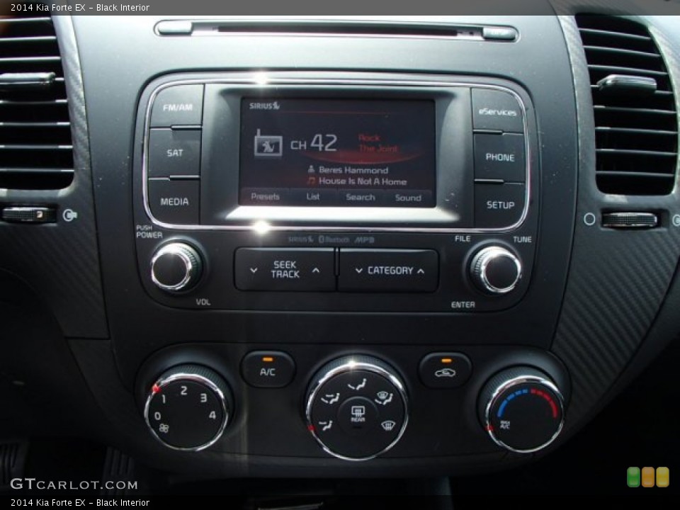 Black Interior Controls for the 2014 Kia Forte EX #80860798