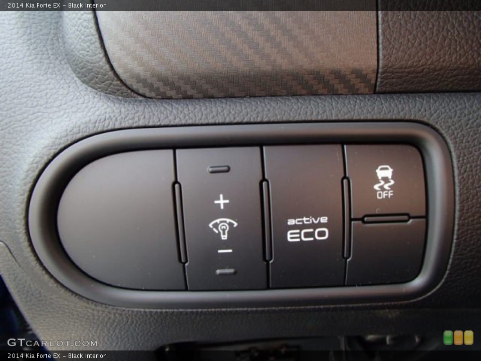 Black Interior Controls for the 2014 Kia Forte EX #80860855