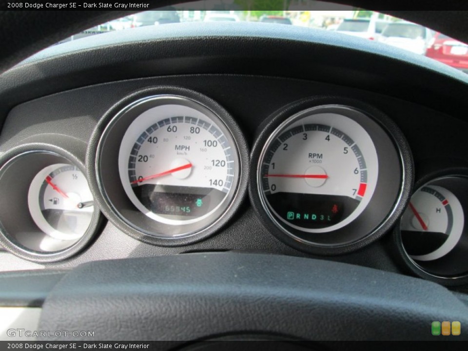 Dark Slate Gray Interior Gauges for the 2008 Dodge Charger SE #80861140