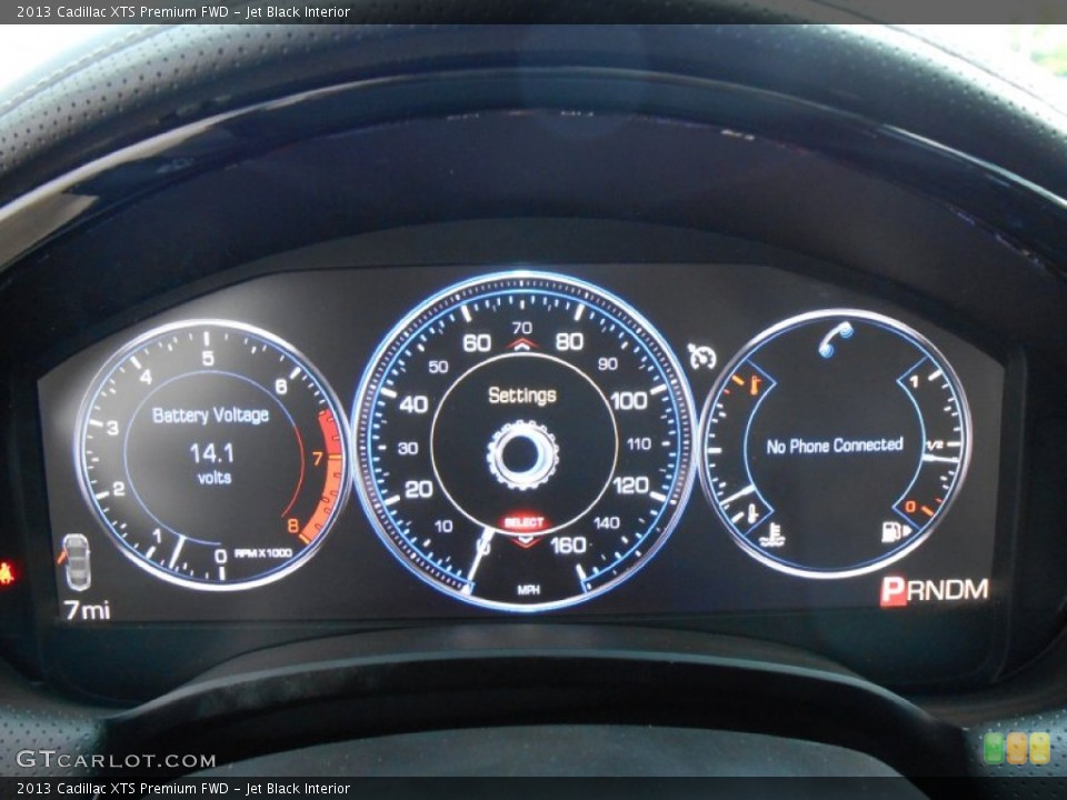 Jet Black Interior Gauges for the 2013 Cadillac XTS Premium FWD #80861380