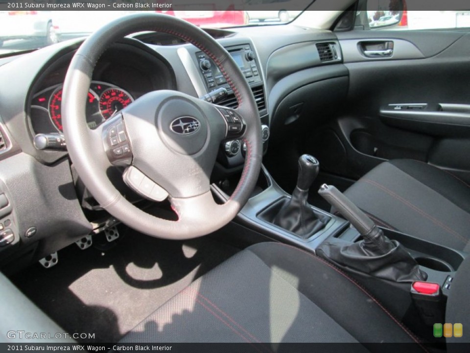 Carbon Black Interior Photo for the 2011 Subaru Impreza WRX Wagon #80861445