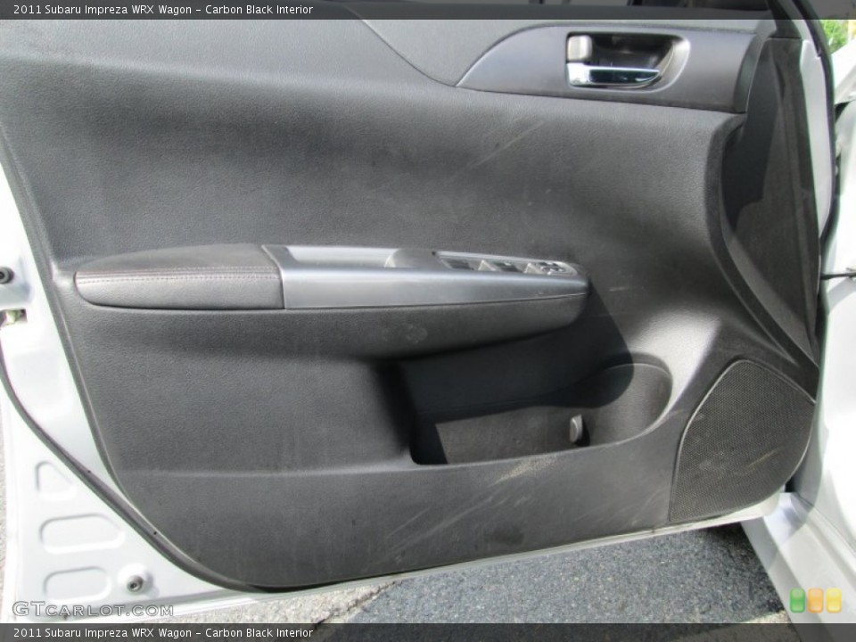 Carbon Black Interior Door Panel for the 2011 Subaru Impreza WRX Wagon #80861490