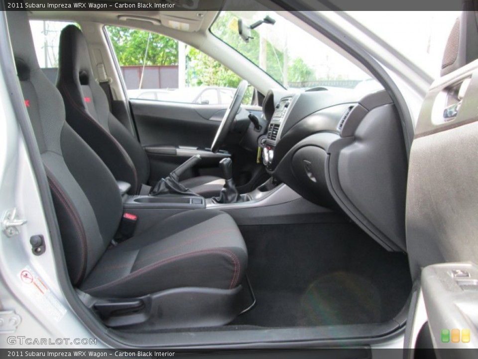 Carbon Black Interior Front Seat for the 2011 Subaru Impreza WRX Wagon #80861602