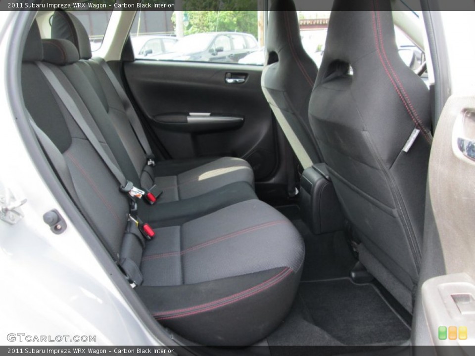 Carbon Black Interior Rear Seat for the 2011 Subaru Impreza WRX Wagon #80861633