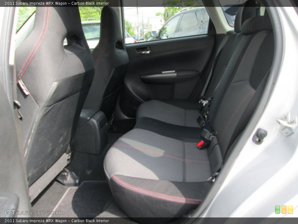 Carbon Black Interior Rear Seat for the 2011 Subaru Impreza WRX Wagon #80861689