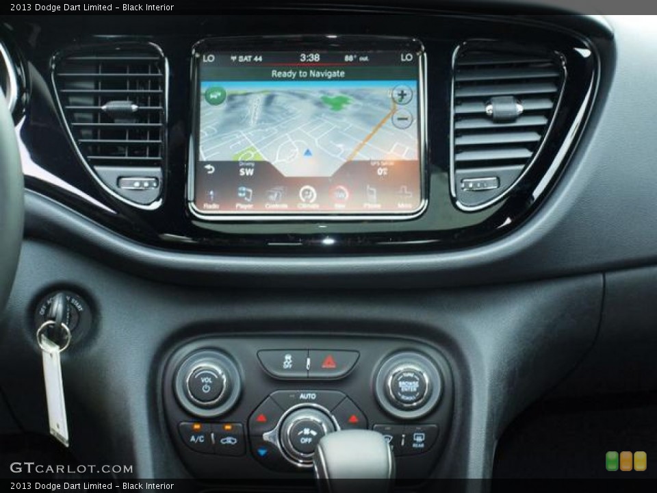 Black Interior Navigation for the 2013 Dodge Dart Limited #80862067
